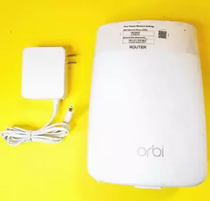 NETGEAR ORBI ROUTER RBR50 MESH TRI-BAND WI-FI IEEE 802.11ac 2.4GHz 5GHz BANDS - Picture 1 of 10