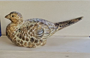 Vintage OMC Otagiri Pheasants Bird Porcelain MCM Brown Ceramic Sm Pheasant Japan - Picture 1 of 9
