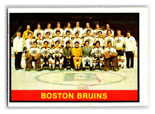 1974-75 O-PEE-CHEE CHECKLIST BRUINS TEAM VINTAGE NHL HOCKEY CARD # 350 BOBBY ORR