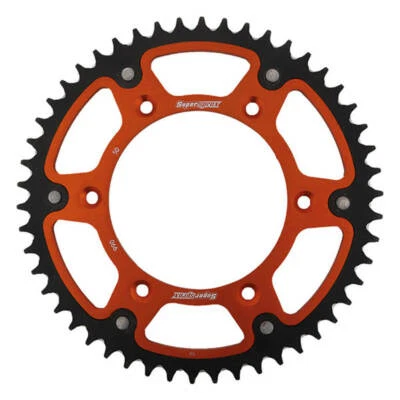 CORONA SUPERSPROX STEALTH ARANCIO 520 Z 50 per KTM 500 EXC-F IE 2012-2024 - Immagine 1 di 3