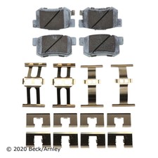 Beck Arnley 085-6467 Brake Pad Set For 2005-2015 Honda Civic Rear