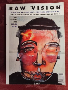 Rare RAW VISION Art Magazine Spring 1998 Roger Cardinal Anne Grgich - Picture 1 of 1