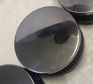 Carburetor Air Cleaner 5-1/4” DIA. Chrome 1 BBL 2-3/16 Neck Dia Washable 1 PC. - Picture 1 of 12