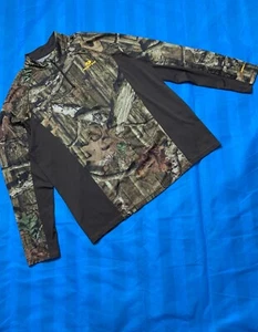 Mossy Oaks Camp Quarter Zip up - Picture 1 of 6