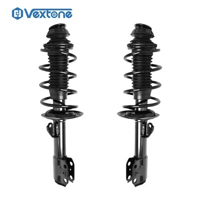 Front Driver Passenger Side Struts w/ Coil Spring for 2006 - 2011 Toyota Yaris Foto 1 de 4