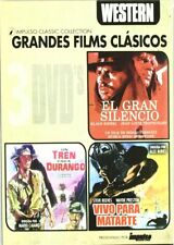 Triple Packs Western 1 :El Gran Silencio+Un Tren Para Durango+Vivo Para Matarte 