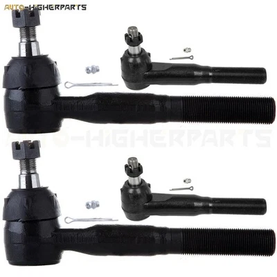 For 1999-2007 Ford F-250 Super Duty 4 Pcs Front Outer Tie Rod End Link Steering - Image 1 of 4