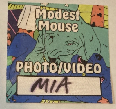Modest Mouse, Working Photo or Backstage Concert Type Pass.  WPA-5 - Image 1 of 2