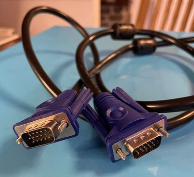 Pipestation 1.5m VGA-to-VGA Cable | Full HD 1080p Monitor Cable | Fully Shielded - Image 1 of 3