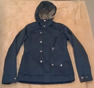 Burton DRYRIDE Snowboard Ski Coat Jacket Hooded Winter Womens Large L Blue - Image 1 of 4