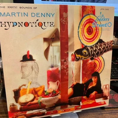 MARTIN DENNY LP HYPNOTIQUE 2020 BLUE VINYL REISSUE M/NM  JACKPOT JPR 066 - Image 1 of 3