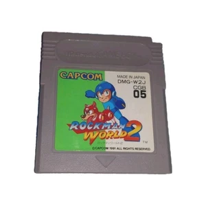 Rockman World 2 Nintendo Game Boy Capcom 1991 Japanese Version DMG-W2J Megaman - Picture 1 of 1