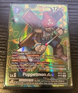 Puppetmon ACE SP From BT21-051 World Convergence Digimon card. SP AA - Picture 1 of 1