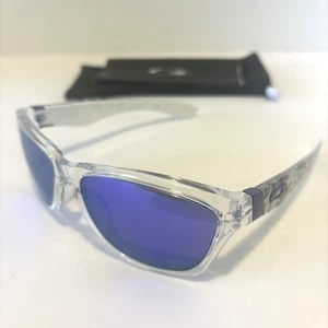 Occhiali da sole Oakley edizione limitata esauriti Jupiter Clear con viola iridio 24-206 - Foto 1 di 13