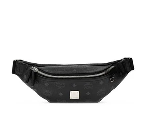 Bolso Cinturón MCM Negro Visetos Pequeño Fursten MMZAAFI04BK001 - Imagen 1 de 3