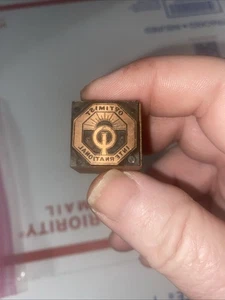 Optimist International Vintage Printing Letterpress Printers Block - Picture 1 of 5