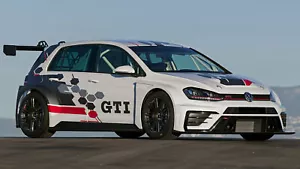 2017 Volkswagen Golf Gti Tcr Wall Art Print Poster Pick a Size Lot Up - Picture 1 of 1