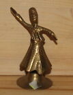 Vintage Turkish hand made brass figurine whirling dervish