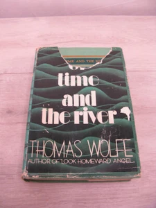 Of Time And The River Thomas Wolfe 1935 HC/DJ 1st Ed. Epic Existence Drama - Picture 1 of 13