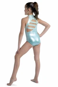 Leotard New DanzNMotion Size 8-10 MC Girls Dance Ballet Gymnastics Costume Green - Picture 1 of 5