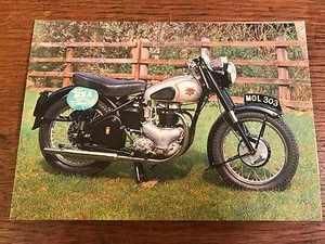 Postal vintage 1952 500cc BSA Star Twin Museo Nacional de Motocicletas - Imagen 1 de 4