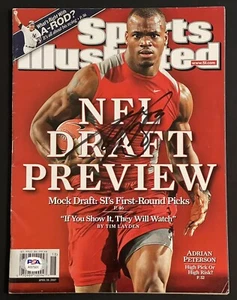 Adrian Peterson Signed Autographed Sports Illustrated Magazine Vikings PSA/DNA - Picture 1 of 2