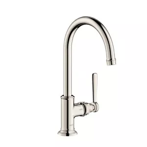 Axor 16518831 Montreux Einlocharmatur ohne Pop-Up, hoch, 1,2 GPM PNickel - Bild 1 von 7