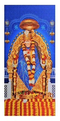 Shirdi Sai Baba Wall Art Poster Without Frame (24 X 48 Inch) - Image 1 of 2