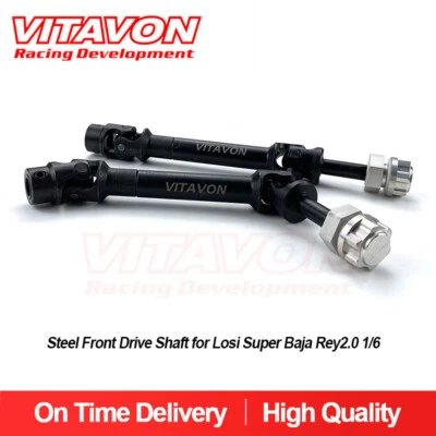 Vitavon SBR 2.0 45# Steel Front Drive Shaft  For Losi Super Baja Rey2.0  1/6 - Image 1 of 4