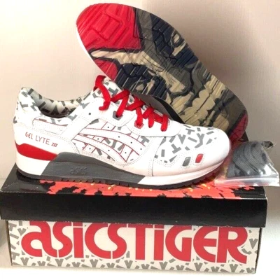 ASICS Gel Lyte III Hombre Talla 9.5 Running Entrenamiento Zapatos Nuevo con Caja - Imagen 1 de 4