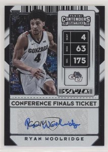 2020-21 Contenders Draft Picks Conference Finals Ticket /75 Ryan Woolridge Auto