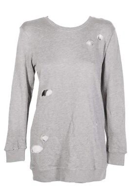 Material Niña Rasgado - Envejecido Pullover Sudadera Vestido Juniors XS Gris Nuevo con Etiquetas Foto 1 de 3