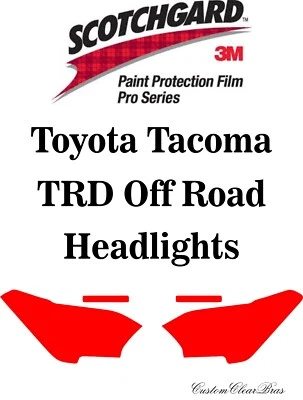 3M Paint Protection Film Pro Series Clear 2024 2025 Toyota Tacoma TRD Off Road - Image 1 of 3
