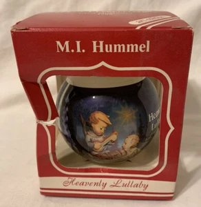 MI Hummel 1988 “Heavenly Lullaby” Glass Ornament in Box - Picture 1 of 7