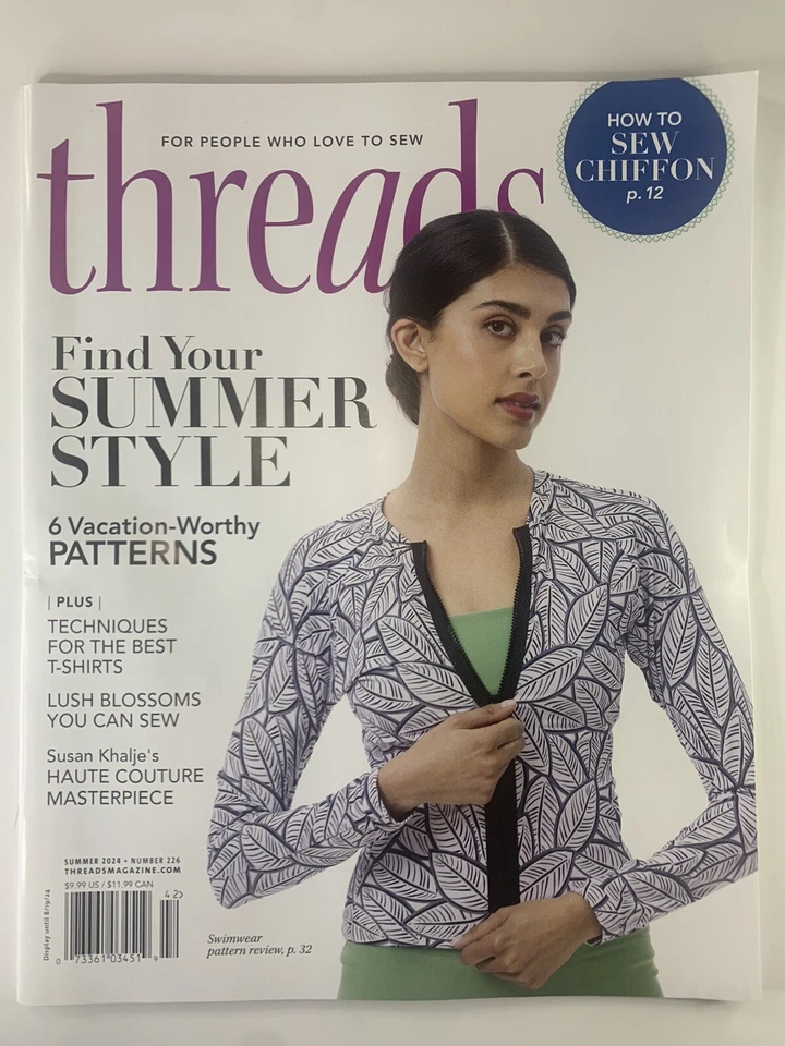 THREADS MAGAZINE | FIND YOUR SUMMER STYLE 2024 NUMBER #226 | JUN-JULY 2024 - Image 1 of 1