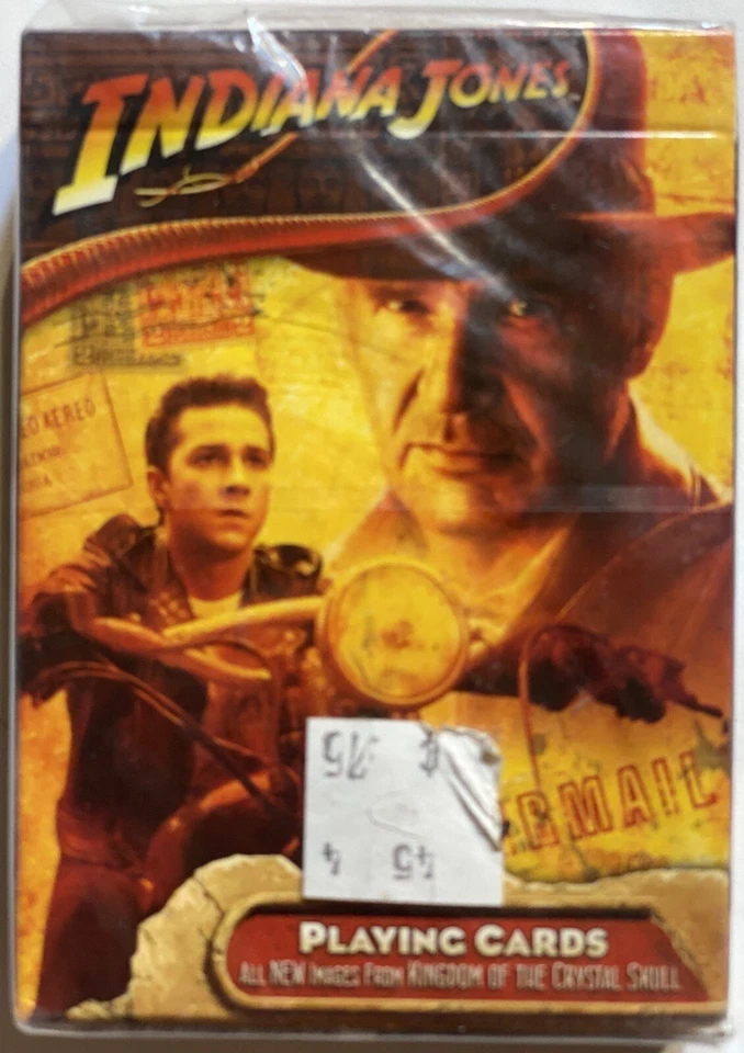 Indiana Jones 2 Decks of Playing Cards Cartamundi Factory