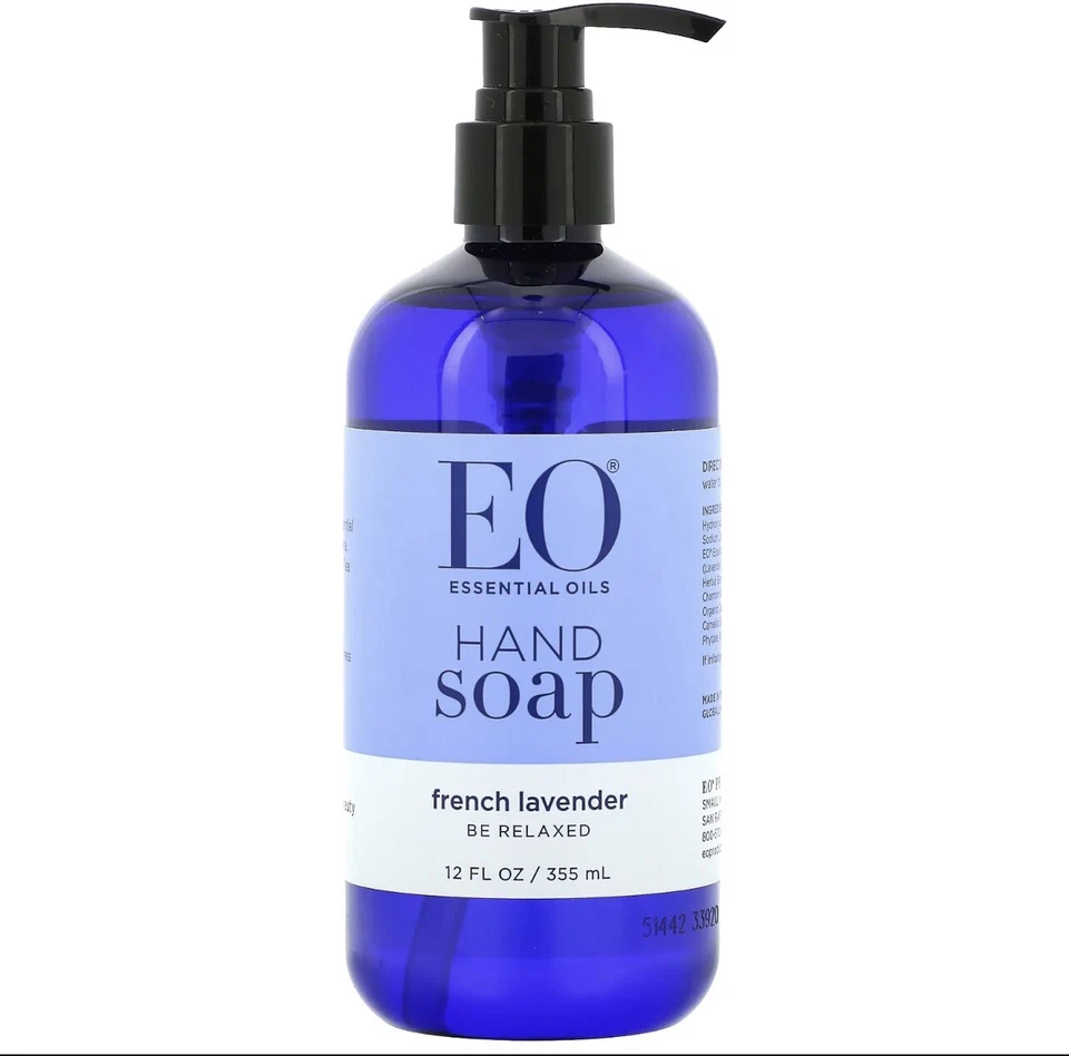 EO Products, Sabonete para Mãos, Lavanda Francesa, 12 fl oz (355 ml) - Imagem 1 de 1