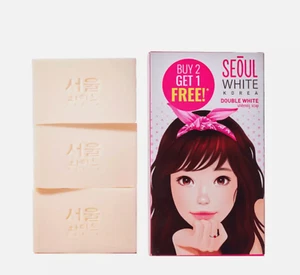 Seúl Blanco Corea Doble Blanco Intenso Brillante Kojic Arbutina 120g x 3 - VENDEDOR DEL REINO UNIDO - Imagen 1 de 4