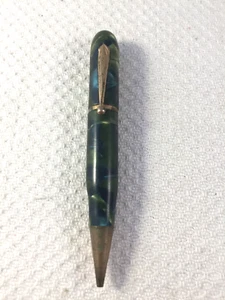 Vintage Green Marbled Propelling Pencil - Picture 1 of 5
