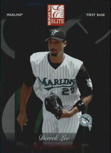 2002 Donruss Elite Baseball Card #99 Derrek Lee