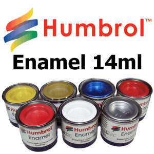HUMBROL Enamel Model Paint - ALL COLOURS - Matt Gloss Satin 14ml Airfix Revell