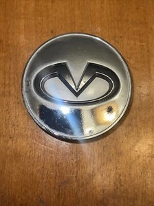 INFINITI QX50 QX70 OEM WHEEL CENTER CAP 40343 1CA4A TEXTURED FINISH CHROME LOGO - Picture 1 of 2