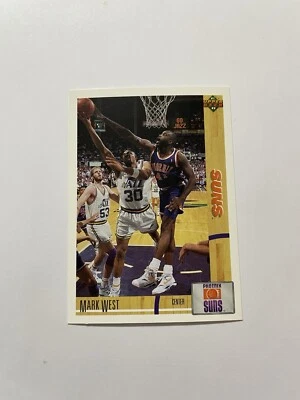 1991-92 Upper Deck Basketball Card #115 Mark West Phoenix Suns - Image 1 of 2