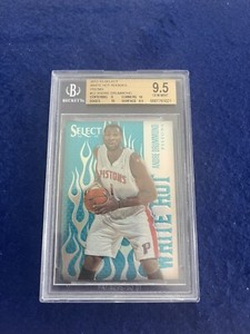 2012 Select White Hot Rookies Prizm Andre Drummond 20/25 BGS Gem Mint 9.5