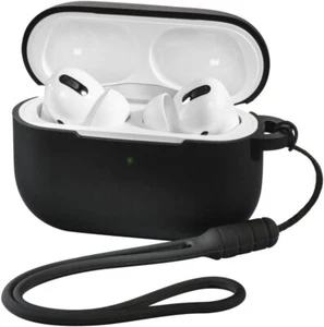 Hama Protective Case Cover for Airpods Pro Black New - Picture 1 of 1