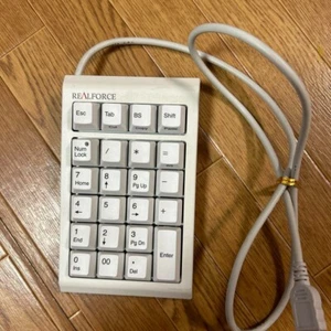 Topre Realforce 23U WC0100 Numpad USB Wired Keyboard White - Picture 1 of 6