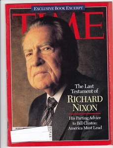 The Last Testament of RICHARD NIXON, Time Mag. - Picture 1 of 1