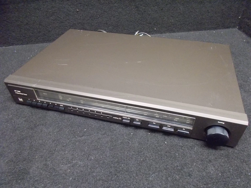 DUAL CT 1160, FM MW LW 3 Wave Band Tuner, schwarz. #V-814 - Bild 1 von 4