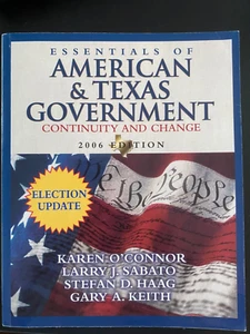 Essentials of American and Texas Government Continuity and Change, 2006 Edition - Picture 1 of 2