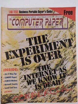 Vintage Magazine Computer Paper Computer Info Resource June 1995  - Image 1 of 4